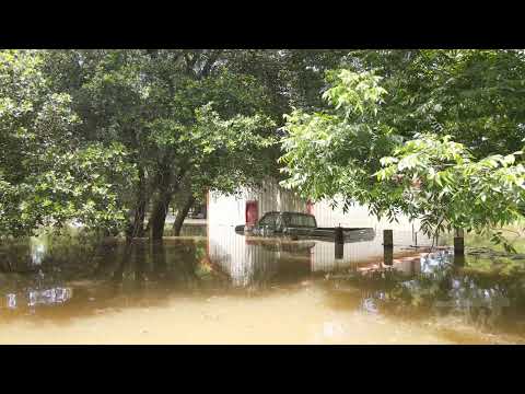06-08-2021 Horseshoe Bend, TX -dam release causes major issues down stream