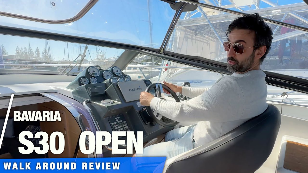 Bavaria S30 Open - The Mercedes C Class of Motor Boats | Yacht Tour REVIEW