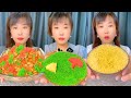 Traditional Chinese Snacks Mukbang Sesame Balls Sauces Local Treats ASMR 153
