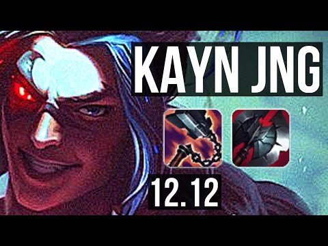 KAYN vs POPPY (JNG) | 8/0/6, 2.3M mastery, 1500+ games, Legendary | KR Master | 12.12