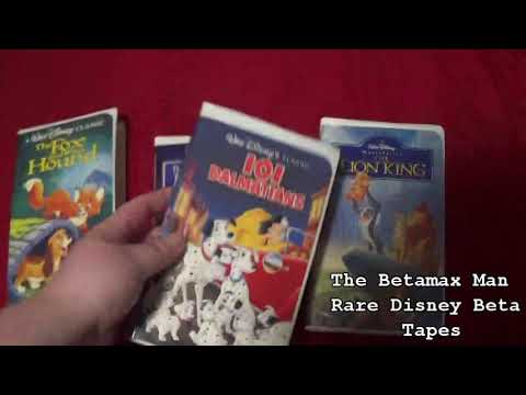 Extremely Rare Disney Beta Tapes