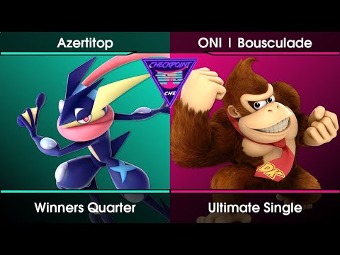 Poubelle weekly #103 - Azertitop (Greninja) Vs. Bousculade (Donkey Kong) SSBU Ultimate Tournament