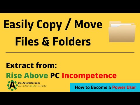 Beyond the Basics: Tips on Dragging files in Explorer (Course Extract)