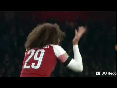 Matteo Guendouzi red card vs Blackpool 2-0 EFL Cup highlights HD 2018