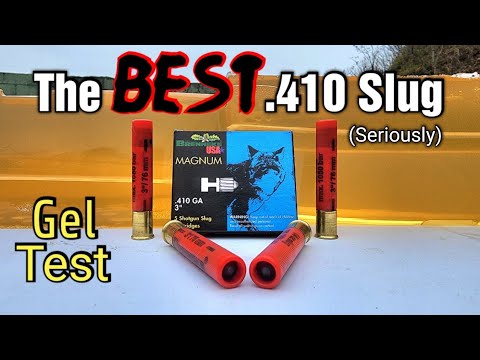 Brenneke Magnum 3" .410 Slug Ballistic Gel Test & Review