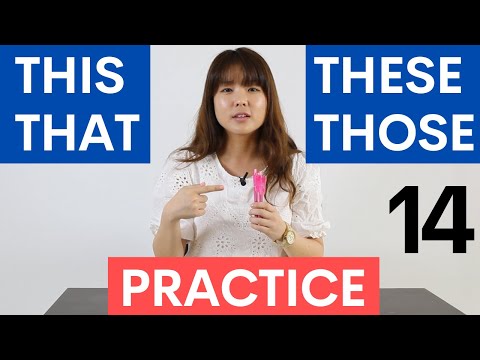 Practice THIS THAT THESE THOSE | Basic English Grammar Course
