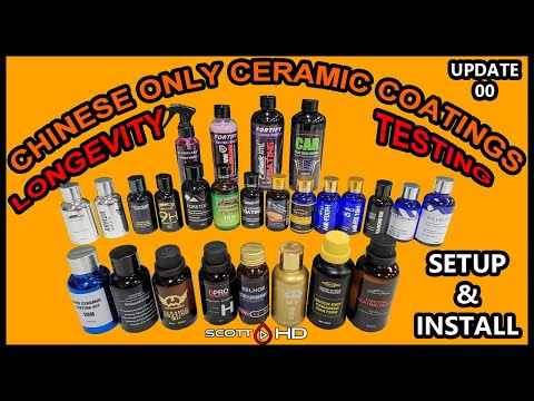 28 WAY CHINESE COATINGS LONGEVITY TEST  - UPDATE 00 - SETUP & INSTALL