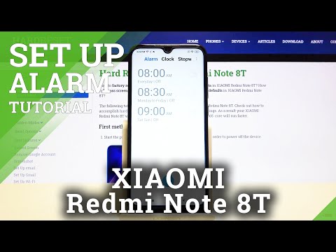 How to Add Clock Alarm in Xiaomi Redmi Note 8T - Set Up Alarm Clock Settings