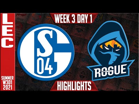 S04 vs RGE Highlights | LEC Summer 2021 W3D1 | Schalke 04 vs Rogue