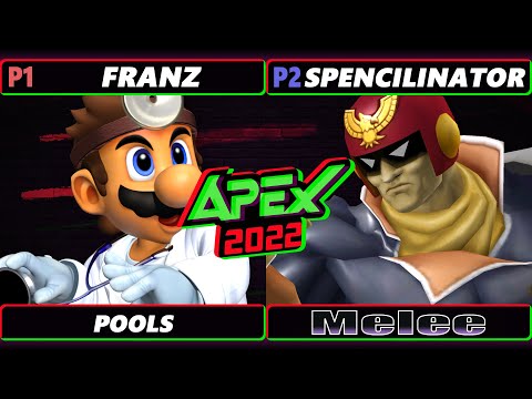 Apex 2022 - Franz (Doctor Mario) Vs. Spencilinator (Captain Falcon) SSBM Melee Tournament