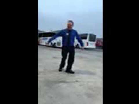 Dancing bus driver