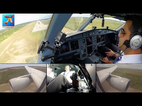 ¡Vuelo en cabina de pilotaje! ¡Dos pilotos geniales - A330 a La Romana, República Dominicana!