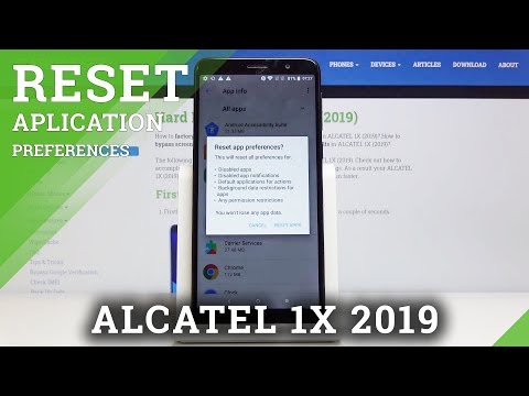 How to Restore Default App Preferences in ALCATEL 1X 2019 – Default App Setup