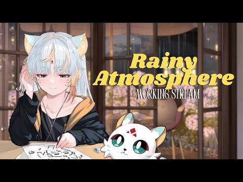 【Working Stream】Cozy Work Session with Lo-fi Beats & Light Rain 🌧️【Taiga Toragami | ChromaSHIFT】