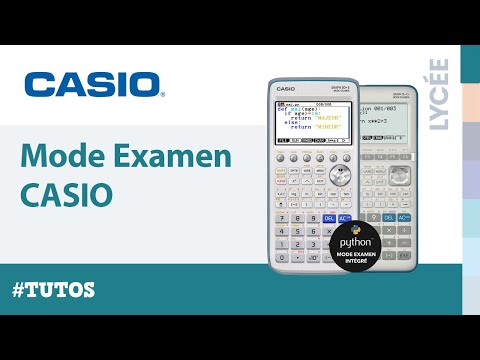 Mode Examen CASIO : Graph 35+E II et Graph 90+E - Tutoriel