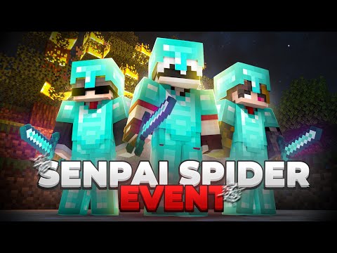 How I Fought 100 Players in @SenpaiSpider Minecraft Event...