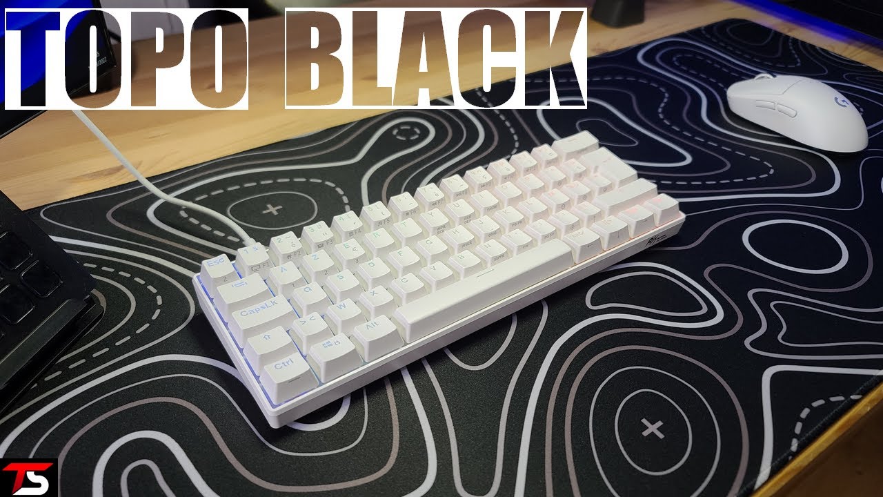 Tapis de souris XXL | Topo Black TechSource Mousepad #mousepad #setup #pc