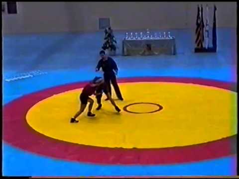 Lucha Olimpica Campeonato Baleares 1999 Maria del Mar Serrano ( Azul ) Sara Sanchez ( Rojo ) 6