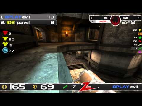 125 FPS Pre-Quakecon Main Event - pavel vs evil