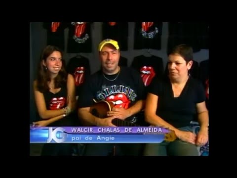 Angie, Regina & Walcir Chalas - TV Globo - Rolling Stones - Copacabana - 2006