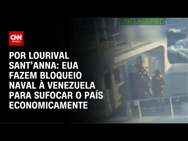 Análise: EUA fazem bloqueio naval à Venezuela para sufocar o país economicamente | CNN PRIME TIME