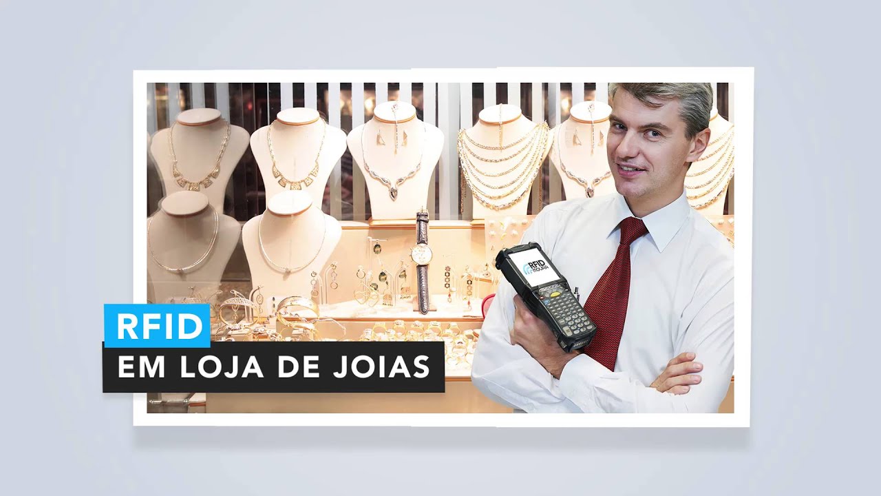 Tecnologia RFID em loja de joias
