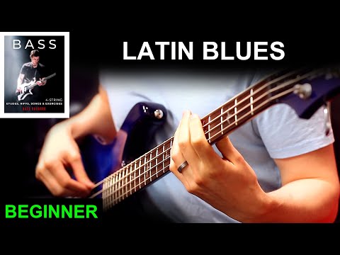 LATIN BLUES BASS | Bass Book Beginner Ex: 1