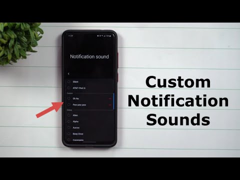 Custom Notification Sounds - How To Add More Sound Options