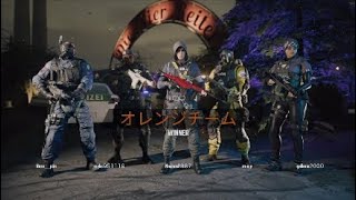 味方に撃たれるレインボーシックス［音声なし　コメあり］