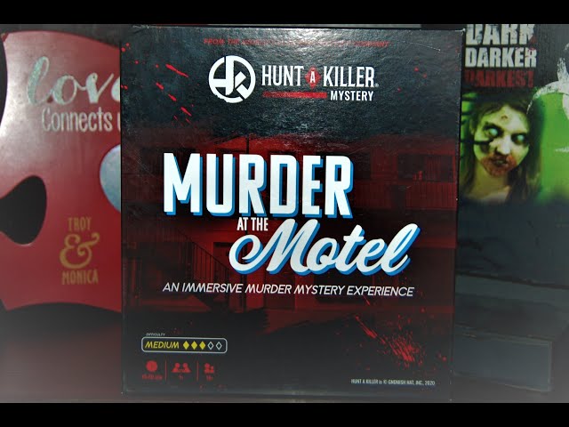 Vídeo relacionado con Hunt A Killer Murder at The Motel: una Experiencia misteriosa de Asesinato inmersivo, para fanáticos de crímenes Reales con evidencia y Rompecabezas, Resuelve crímenes en una Cita Nocturna o Noche de