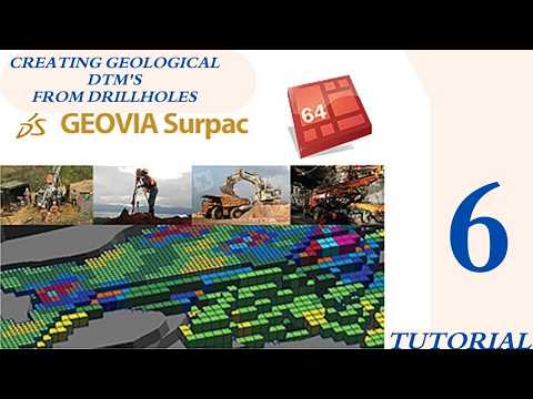 Creating Geological DTM from Drillholes in Surpac | Step-by-Step Tutorial Surpac Series – Episode 6