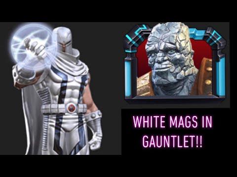White Magneto takes Gauntlet Korg in one revive!!