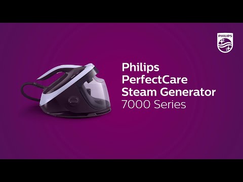 Philips PerfectCare 7000 serijos garų generatorius PSG7050/30, 1,8 l nuimamas vandens bakas video