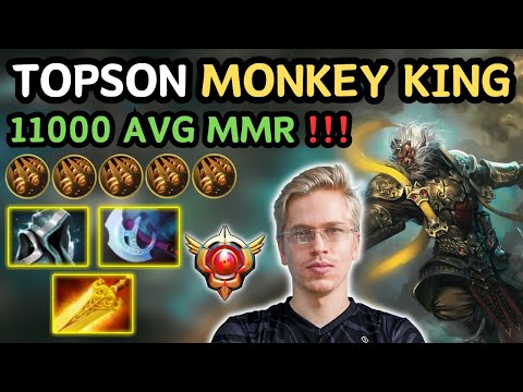 🔥 TOPSON MONKEY KING Midlane Gameplay 11K MMR 🔥 Signature Hero Grandmaster Tier TOPSON - Dota 2