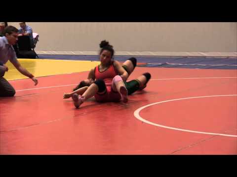 2013 Wesmen Invitational: 55 kg Alisha Kaegi vs. Bailey Kuntz