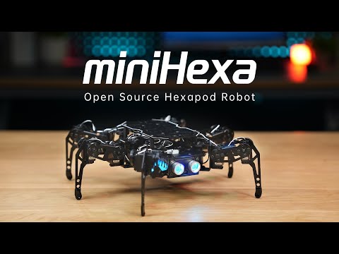 Hiwonder Open Source miniHexa 18DOF Robot with AI Vision & Voice Interaction