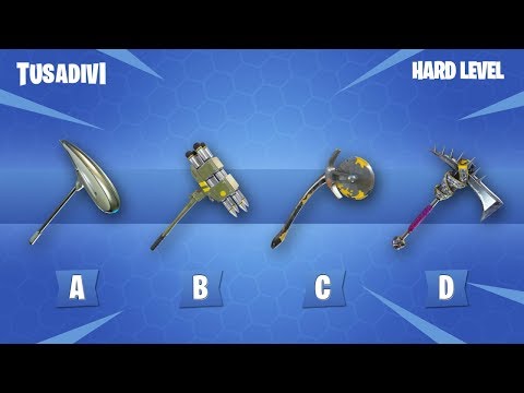 ADIVINA EL PICO DE FORTNITE POR SU SONIDO - FORTNITE CHALLENGE | tusadivi