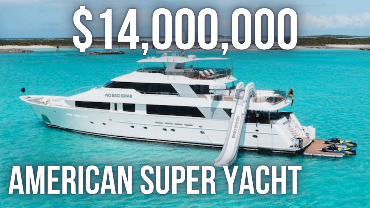 Touring a $14,000,000 American Built SuperYacht | Westport 130'