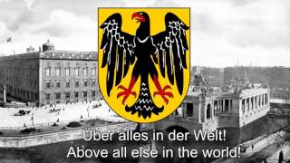 National Anthem of Weimar Republic (1919-1933) - Das Lied der Deutschen (FULL)