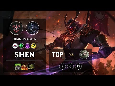 Shen Top vs Camille - KR Grandmaster Patch 10.3