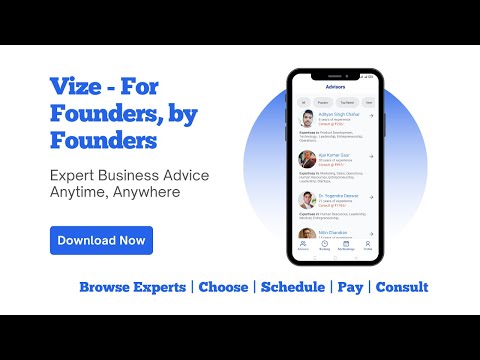 Vize - Talk to Startup Experts