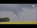 Waterhoos boven Hollands Diep (Beelden: Ferry Krauweel)
