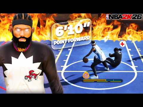I MADE A 6'10 POINT FORWARD BUILD AND WENT CRAZY ON NBA2K26!