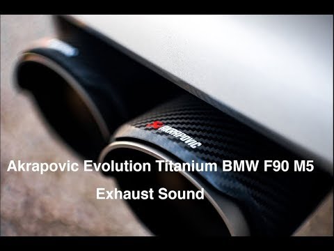 Akrapovic Evolution Titanium BMW F90 M5 - Revs and Acceleration