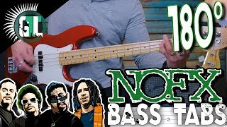 NOFX - 180 Degrees | Bass Cover With Tabs in the Video