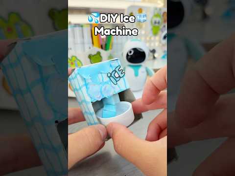 🧊DIY Ice Machine!? #diy #diycrafts #cutecrafts #papercraft #crafts #craft #cute #thingstodo