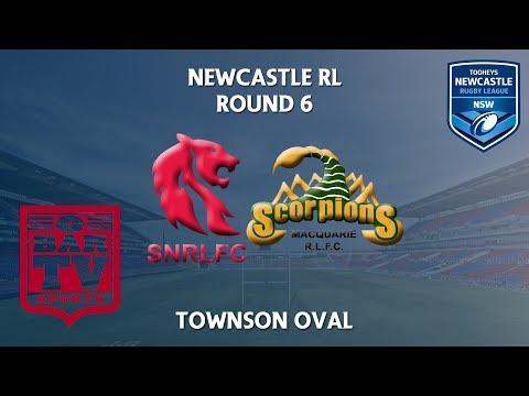 2018 Newcastle RL 1st Grade Round 6 - South Newcastle Lions v Macquarie Scorpions