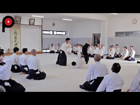 [Aikido] AIKIDO | Dojo master Mitsuteru Ueshiba's demonstration
