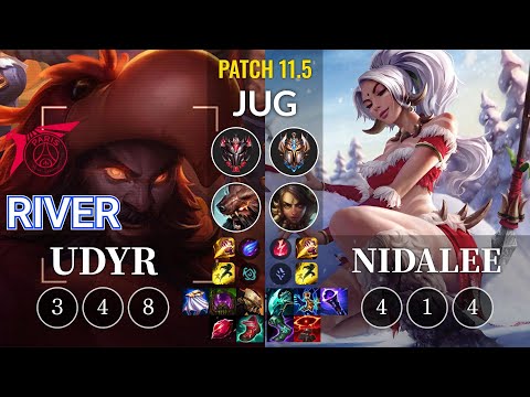 TLN River Udyr vs Nidalee Jungle - KR Patch 11.5