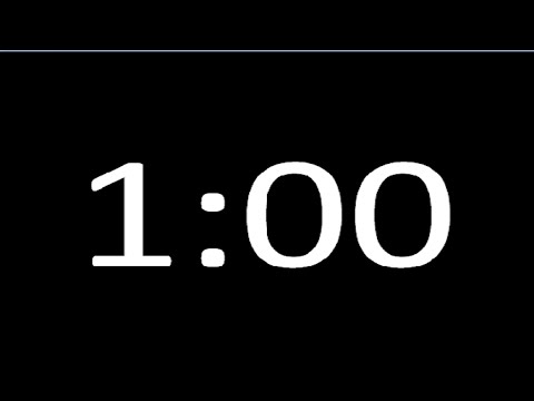 🔵 Cronômetro de 1 minuto⏲⏲